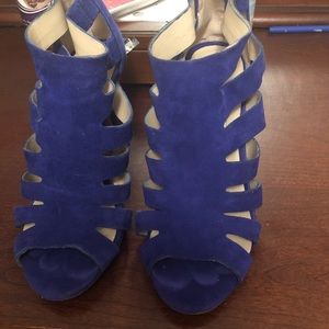 Blue sandals